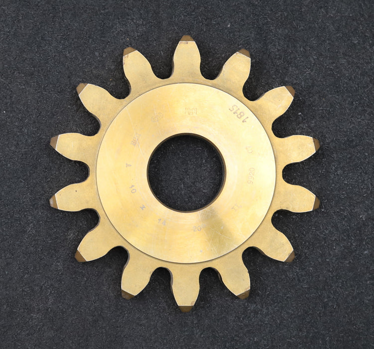 Bild des Artikels PWS-Scheibenschneidrad-gear-shaper-m=-10mm-EGW=-20°-Z=-14-BP-II-Ø166x15xØ-1-3/4"