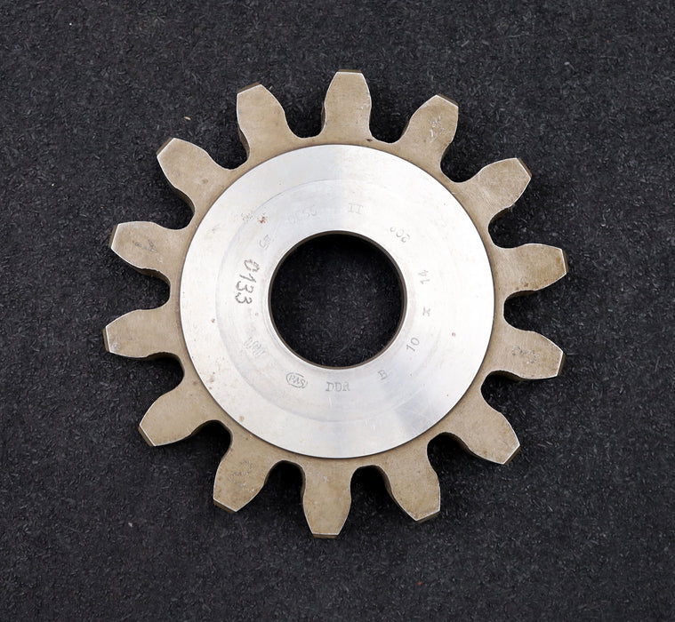 Bild des Artikels PWS-Scheibenschneidrad-gear-shaper-m=-10mm-EGW=-20°-Z=-14-BP-II-Ø162x22xØ-1-3/4"