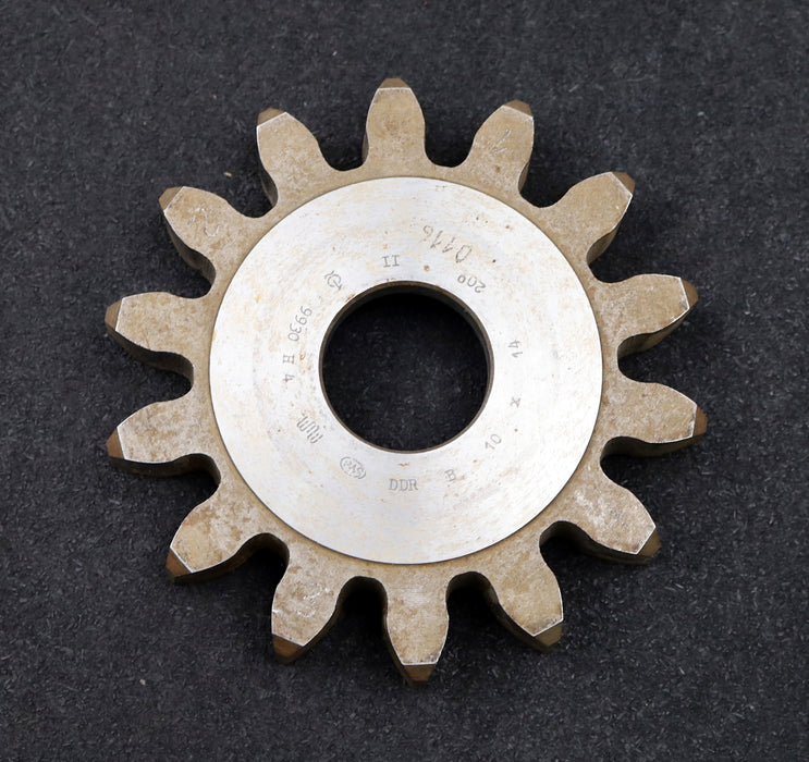 Bild des Artikels PWS-Scheibenschneidrad-gear-shaper-m=-10mm-EGW=-20°-Z=-14-BP-II-Ø166x27xØ-1-3/4"