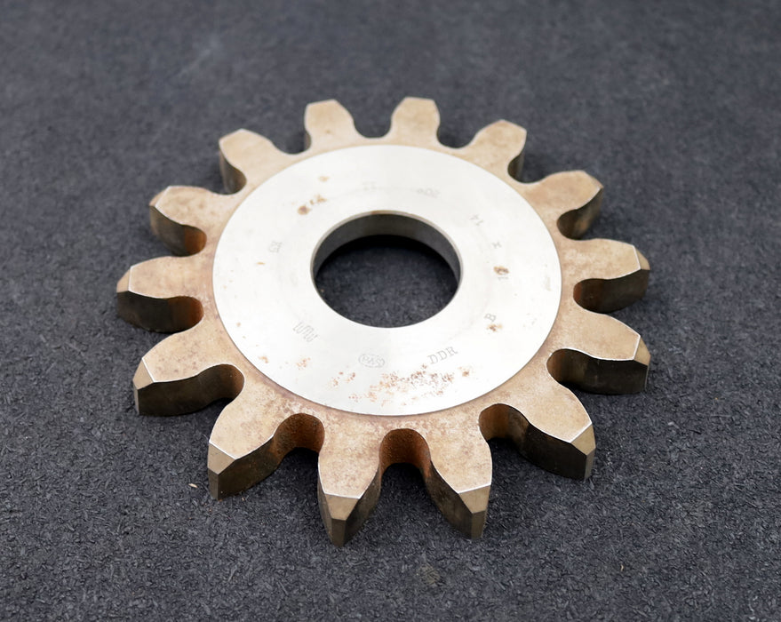 Bild des Artikels PWS-Scheibenschneidrad-gear-shaper-m=-10mm-EGW=-20°-Z=-14-BP-II-Ø166x19xØ-1-3/4"