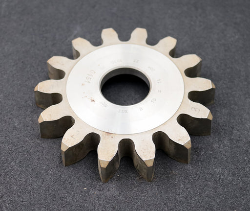 Bild des Artikels PWS-Scheibenschneidrad-gear-shaper-m=-10mm-EGW=-20°-Z=-14-BP-II-Ø166x26xØ-1-3/4"