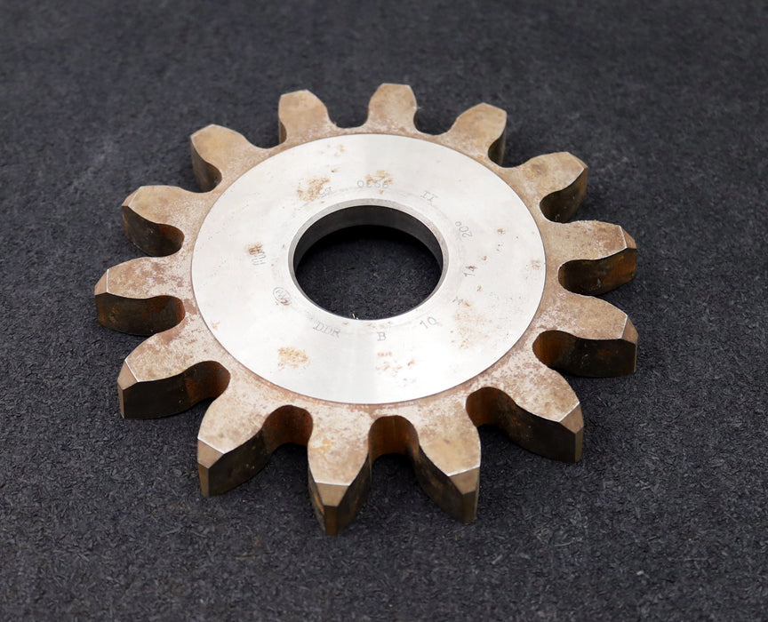 Bild des Artikels PWS-Scheibenschneidrad-gear-shaper-m=-10mm-EGW=-20°-Z=-14-BP-II-Ø166x20xØ-1-3/4"