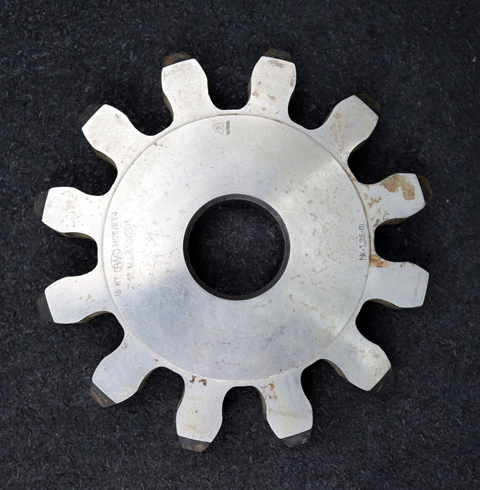 Bild des Artikels PWS-Scheibenschneidrad-gear-shaper-m=-10mm-EGW=-20°-Z=-12-Ø141x16xØ-1-1/4"