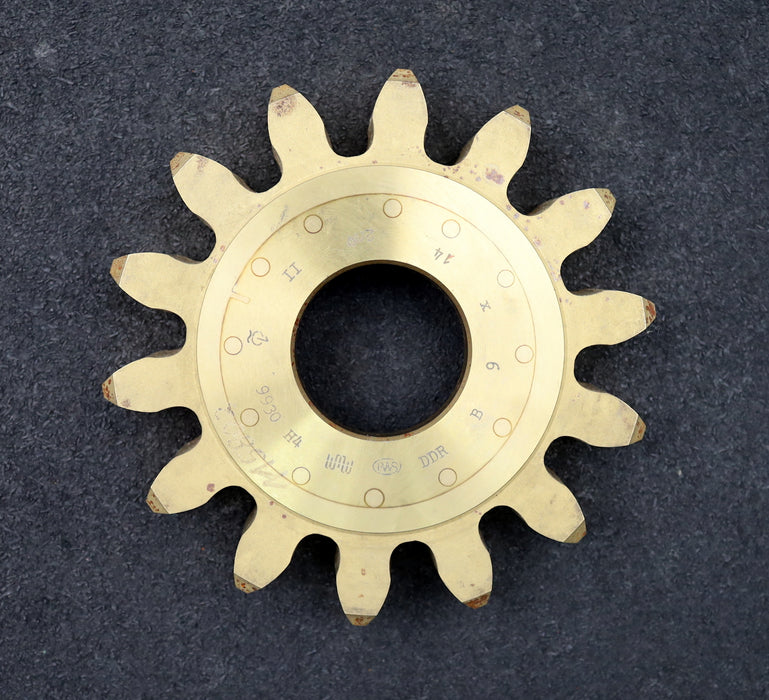 Bild des Artikels PWS-Scheibenschneidrad-gear-shaper-m=-9mm-EGW-20°-Z=-14-BP-II-Ø151x26xØ-1-3/4"