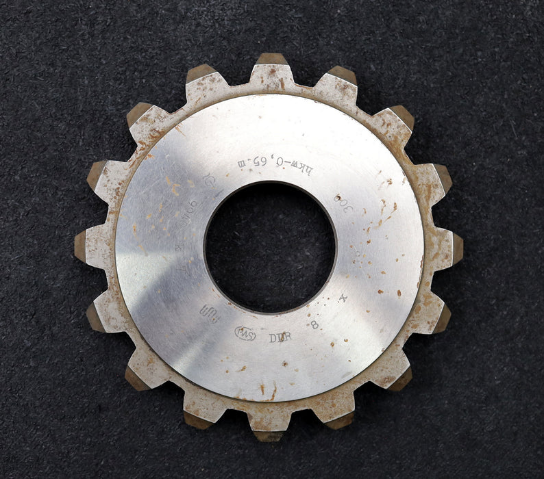 Bild des Artikels PWS-Scheibenschneidrad-gear-shaper-m=-8mm-30°-EGW-Z=16-hkw-0,65m-Ø138x15xØ1-3/4"