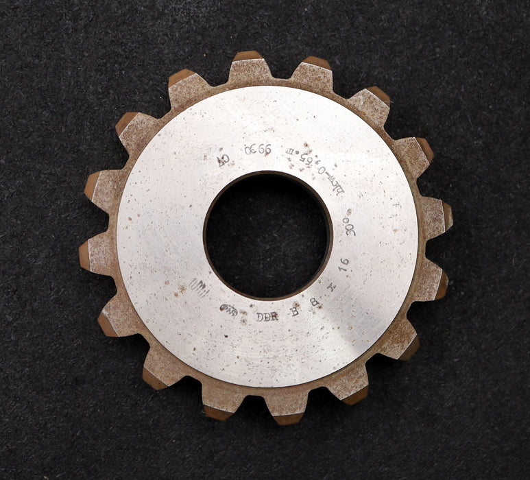 Bild des Artikels PWS-Scheibenschneidrad-gear-shaper-m=-8mm-30°-EGW-Z=16-hkw-0,65m-Ø138x24xØ1-3/4"