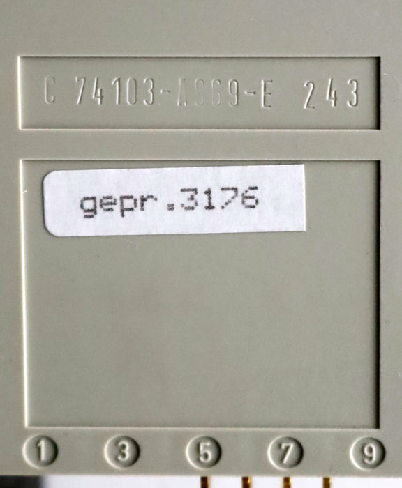 Bild des Artikels SIEMENS-Schutzschalter-TELEPERM-C74103-A969-E-243-CSL-SPR-Plug---gebraucht