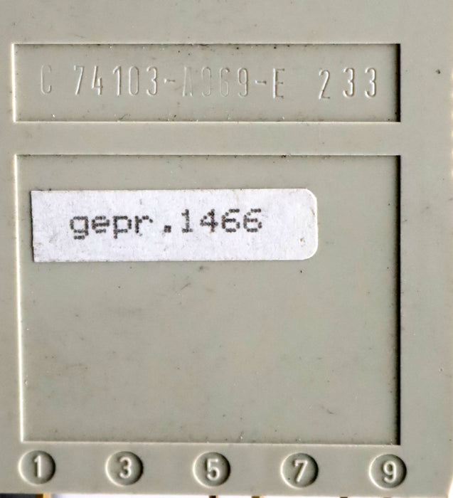 Bild des Artikels SIEMENS-Schutzschalter-TELEPERM-C74103-A969-E-233-CSL-SPR-Plug---gebraucht