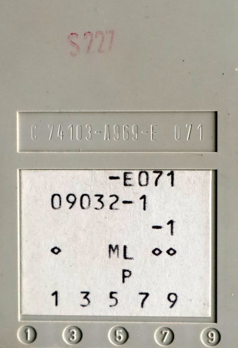 Bild des Artikels SIEMENS-Schutzschalter-TELEPERM-C74103-A969-E-071-CSL-SPR-Plug---gebraucht