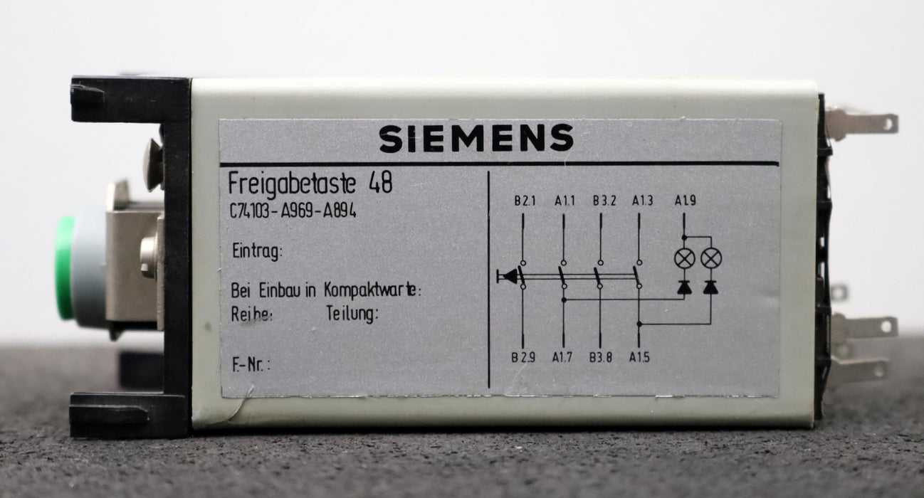 Bild des Artikels SIEMENS-Freigabetaste-48-C74103-A969-A-894-CSL-SPR-Plug-56Pin--mit-9Pin-Gehäuse