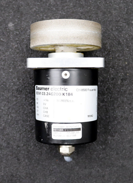 Bild des Artikels BAUMER-ELECTRIC-Drehgeber-BDM-03.24G200/K184-gebraucht