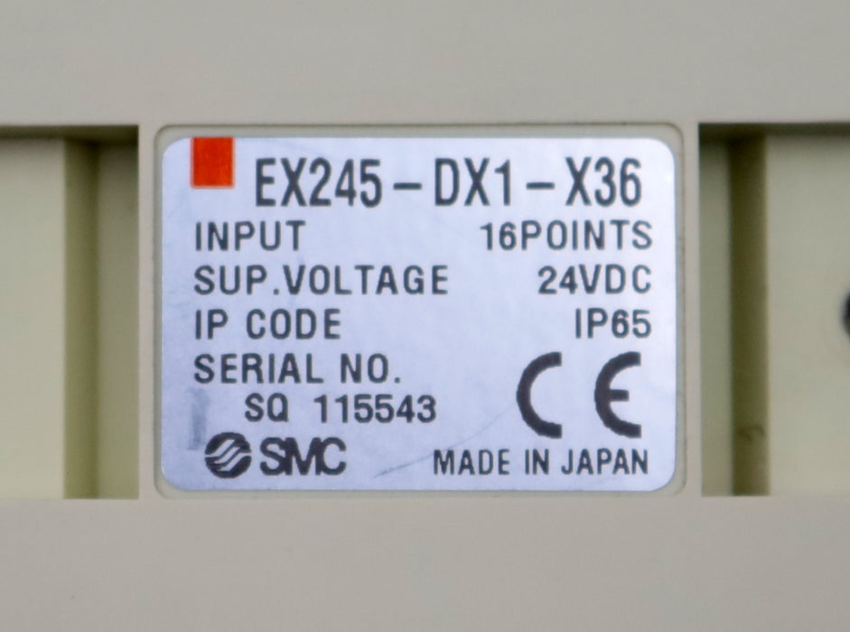 Bild des Artikels SMC-Digital-Input-Block-EX245-DX1-X36-Input:-16-Points-Sup.-Voltage-24VDC