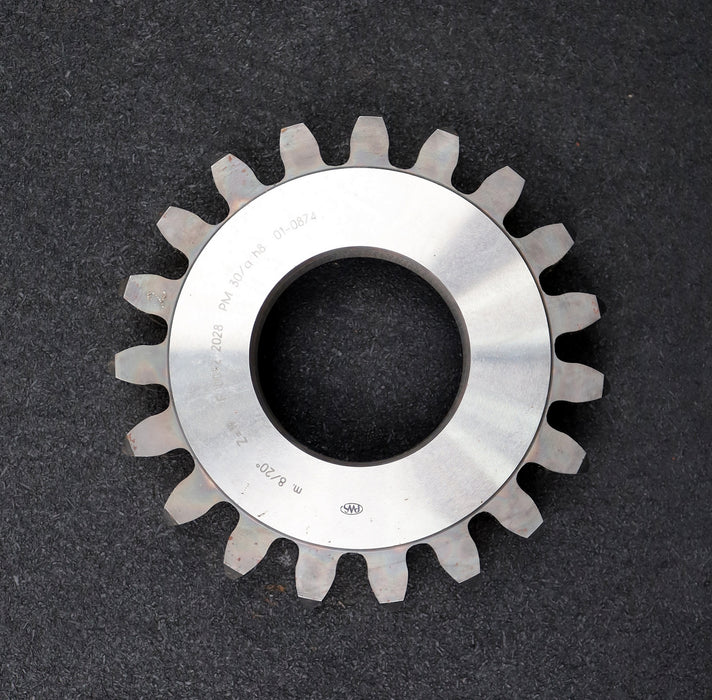 Bild des Artikels PWS-Scheibenschneidrad-gear-shaper-m=-8mm-EGW=-20°-Z=-19-Ø-175-x-32-x-Ø-2-3/4"