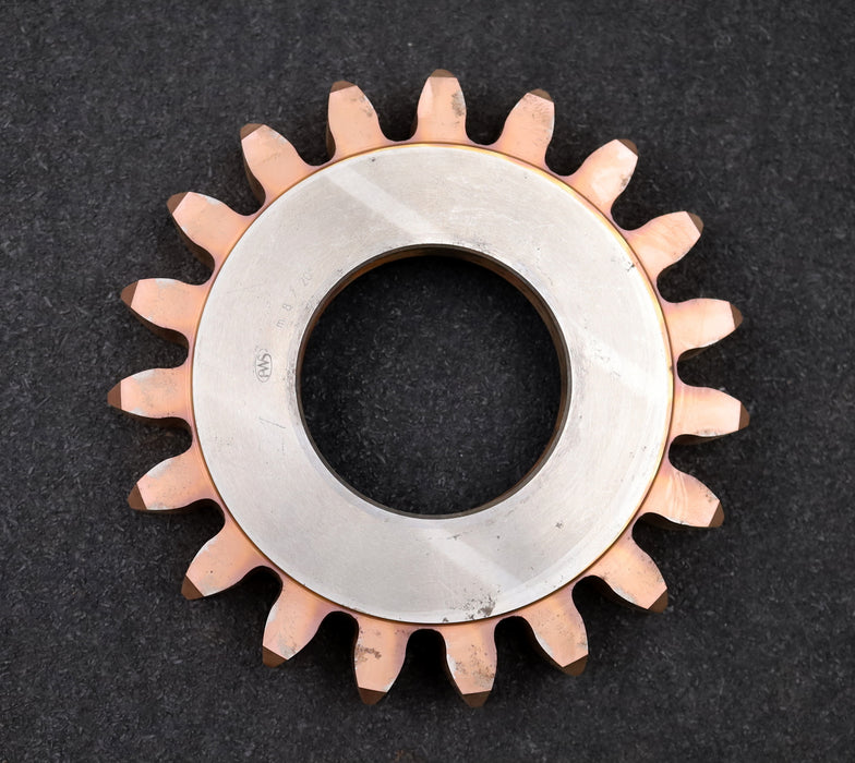 Bild des Artikels PWS-Scheibenschneidrad-gear-shaper-m=-8mm-EGW=-20°-Z=-19-Ø-175-x-29-x-Ø-2-3/4"