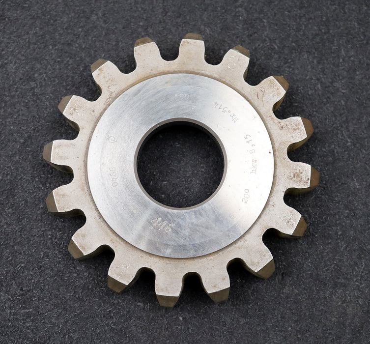 Bild des Artikels PWS-Scheibenschneidrad-gear-shaper-m=-8mm-EGW=-20°-Z=-16-Ø-149-x-25-x-Ø-1-3/4"