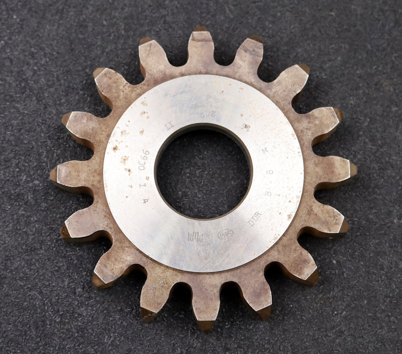 Bild des Artikels PWS-Scheibenschneidrad-gear-shaper-m=-8mm-EGW=-20°-Z=-16-Bezugsprofil-II