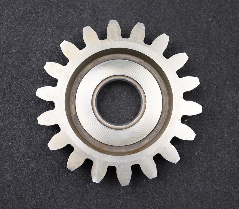 Bild des Artikels LORENZ-Scheibenschneidrad-gear-shaper-m=-8mm-EGW=-20°-Z=-18-Ø160-x-24-x-Ø-1-3/4"