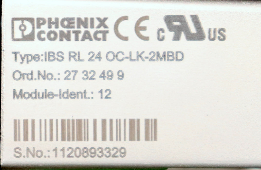 Bild des Artikels PHOENIX-CONTACT-Überwachungsmodul-IBS-RL-24-OC-LK-2MBD-Ord.Nr.:-2732499