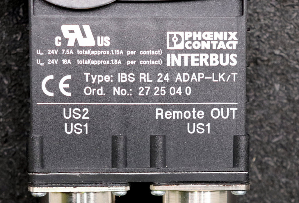 Bild des Artikels PHOENIX-CONTACT-Adapterset-IBS-RL-24-ADAP-LK/T-Ord.Nr.:-2725040-Us1-24V-7,5A