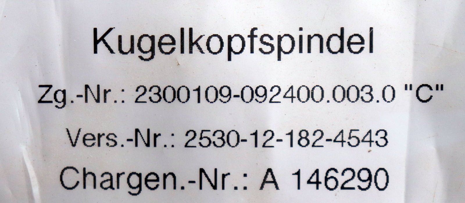 Bild des Artikels Kugelkopfspindel-Zg-Nr.-2300109-092400.003.0-"C"-Version-NR.-2530-12-182-4543