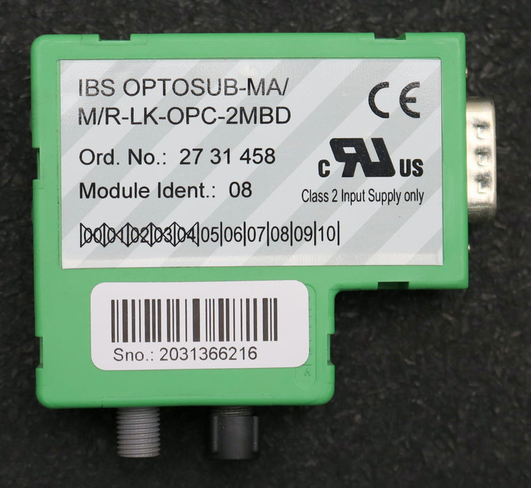 Bild des Artikels PHOENIX-CONTACT-LWL-Adapter-IBS-OPTOSUB-MA/M/R-LK-OPC-2MBD-Ord.No.-2731458