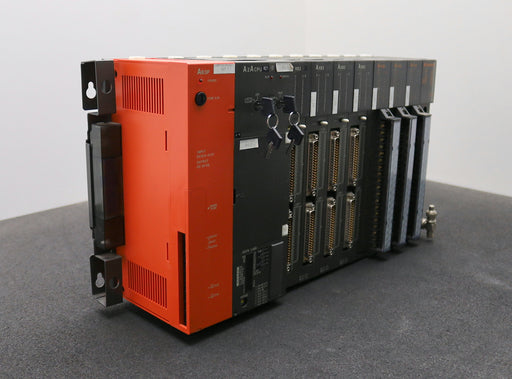 Bild des Artikels MITSUBISHI-MELSEC-PLC-System-bestehend-aus-1x-A63P-1x-A2ACPU-3x-AY13E-4x-AX82