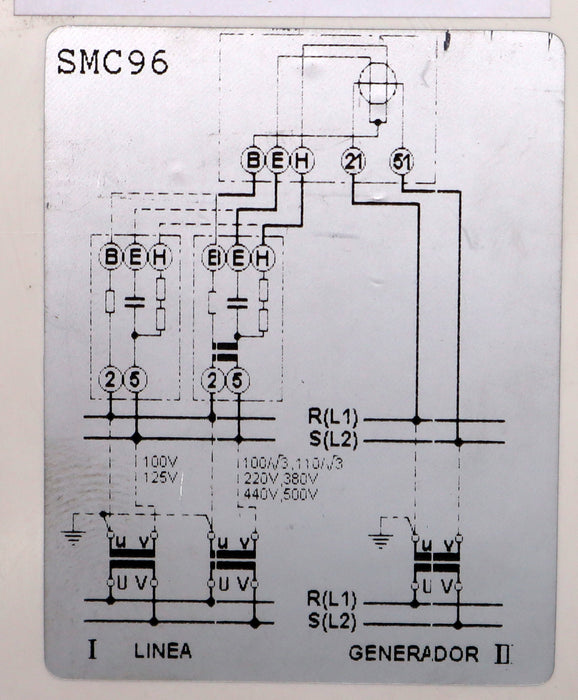 Bild des Artikels ZURC-Synchroscope-SMC96-100v-50Hz-Maße-BxHxT-96x96x100mm-gebraucht