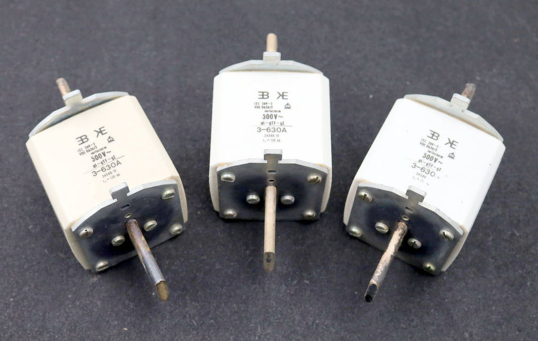 Bild des Artikels 3x-NH-Sicherungseinsatz-fuse-link-gL-gTF-gI-630A-500VAC-NH-3-120kA-verlustarm