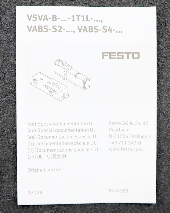 Bild des Artikels FESTO-Magnetventil-magnetic-valve-VSVA-B-B52-ZD-A2-1T1L-Art.Nr.-539182