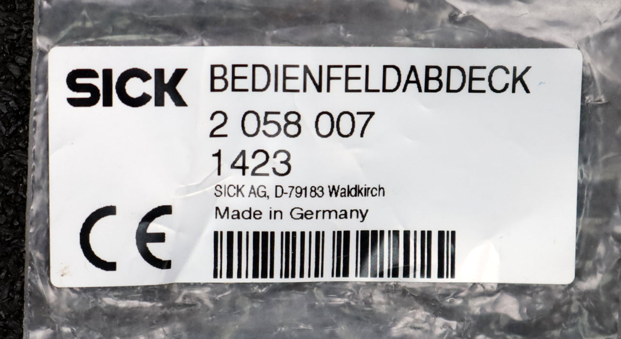 Bild des Artikels SICK-Bedienfeldabdeckung-mit-Scheibe-2058007-Maße-58x33x11mm-unbenutzt-in-OVP