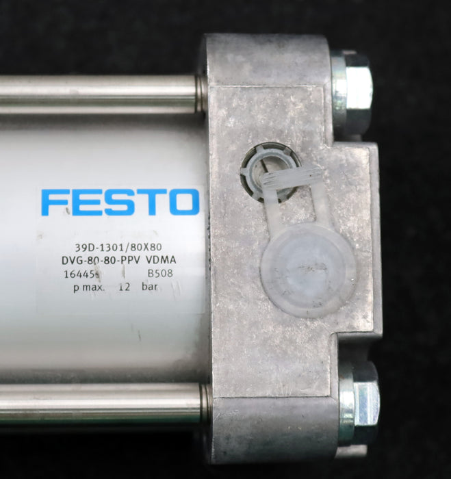 Bild des Artikels FESTO-Normzylinder-standard-cylinder-DVG-80-80-PPV-VDMA-Nr.-164456-Hub-80mm