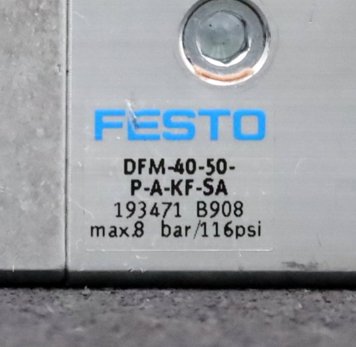 Bild des Artikels FESTO-Pneumatikzylinder-pneumatic-cylinder-DFM-40-50-P-A-KF-SA-Art.Nr.-193471