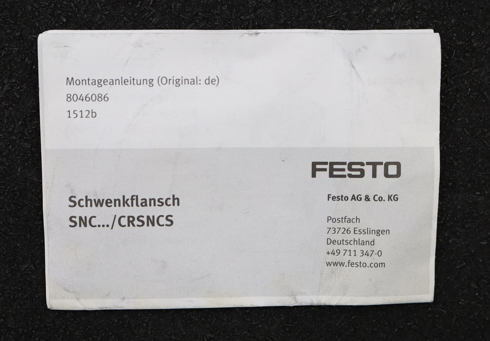 Bild des Artikels FESTO-Schwenkflansch-swivel-flange-SNC-36-Art.Nr.-174386-unbenutzt-in-OVP