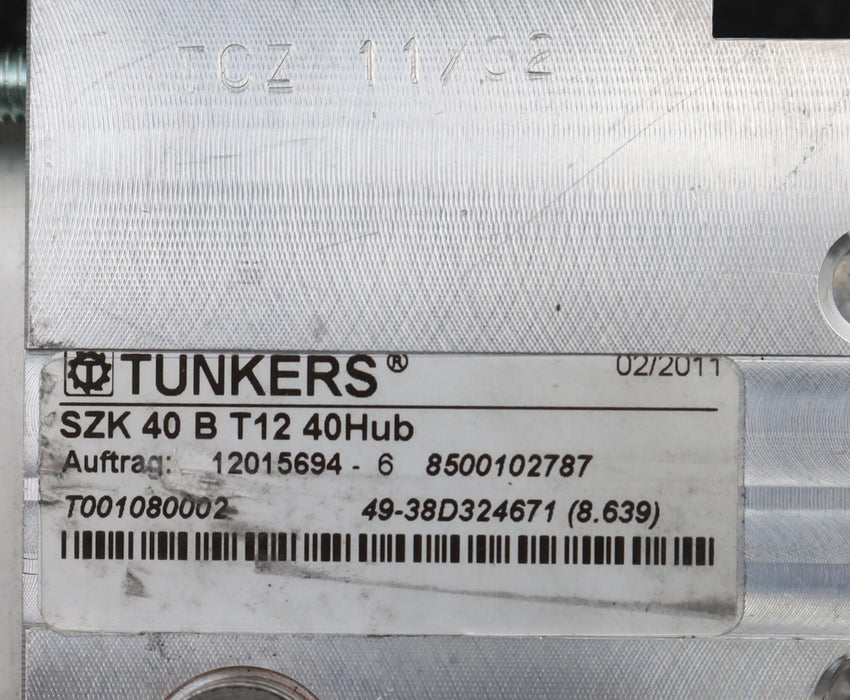 Bild des Artikels TÜNKERS-Stiftziehzylinder-SZK-40-B-T12-Hub-40mm-Rückzugskraft-bei-5-bar-in-N-350