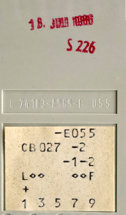 Bild des Artikels SIEMENS-Schutzschalter-TELEPERM-C74103-A969-E-055-CSL-SPR-Plug-mit-7Pin