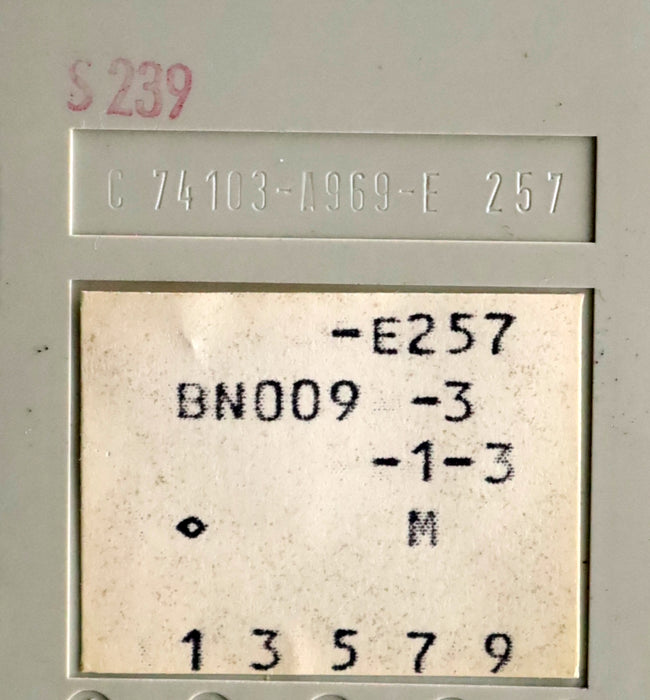 Bild des Artikels SIEMENS-Schutzschalter-TELEPERM-C74103-A969-E-257-CSL-SPR-Plug-mit-2Pin