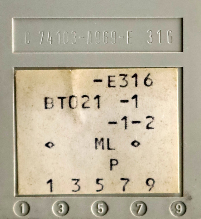 Bild des Artikels SIEMENS-Schutzschalter-TELEPERM-C74103-A969-E-316-CSL-SPR-Plug-BT021-mit-4Pin