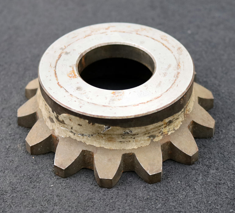 Bild des Artikels PWS-Glockenschneidrad-für-Zahnwellen-DIN5480-m=8mm-EGW-30°-Z=14-Ø122x37xØ1-3/4"