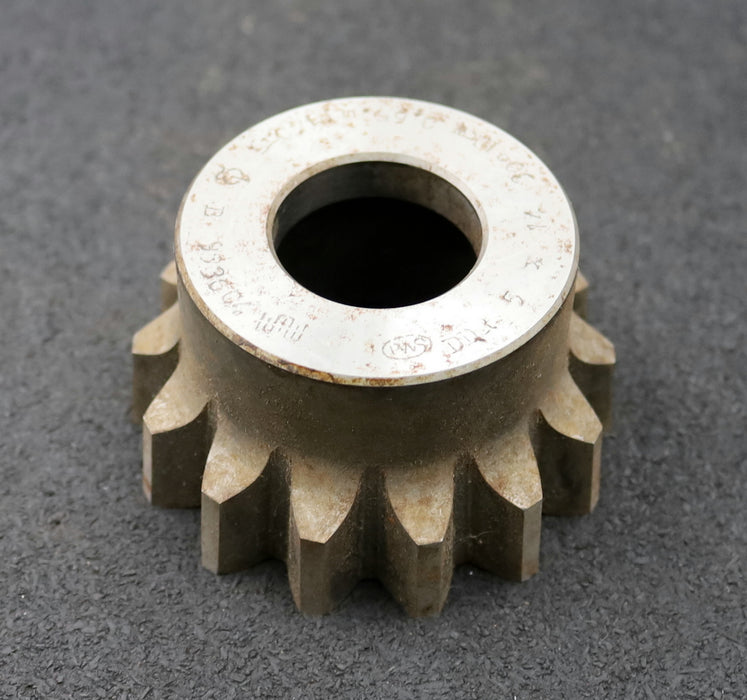 Bild des Artikels PWS-Glockenschneidrad-für-Zahnwellen-DIN5480-m=5mm-EGW-30°-Z=14-Ø81x46xØ1-1/4"