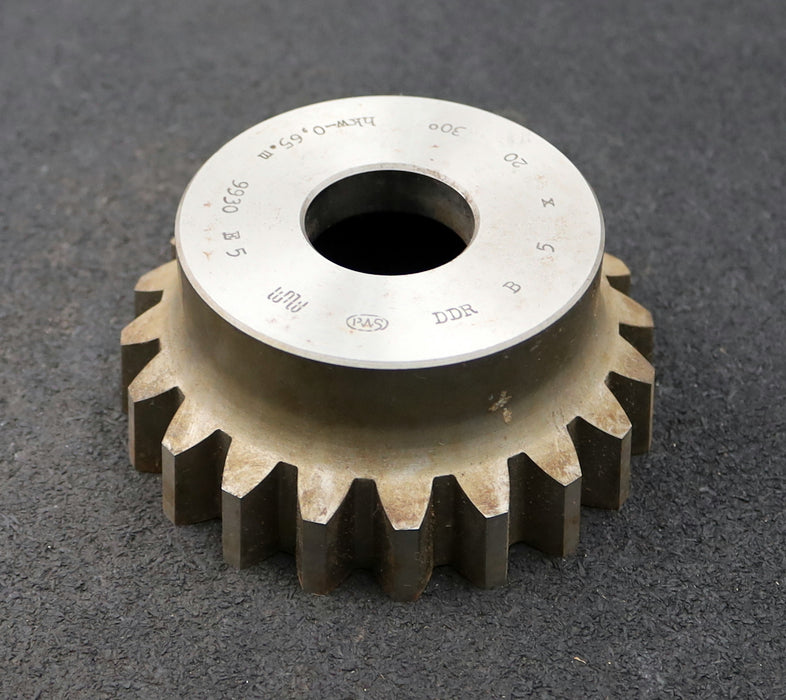 Bild des Artikels PWS-Glockenschneidrad-für-Zahnwellen-DIN5480-m=5mm-EGW-30°-Z=20-Restbreite-14mm