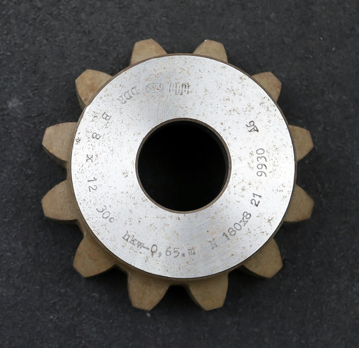 Bild des Artikels PWS-Glockenschneidrad-für-Zahnwellen-DIN5480-m=8mm-EGW-30°-Z=12-Restbreite-14mm