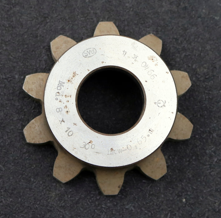 Bild des Artikels PWS-Glockenschneidrad-für-Zahnwellen-DIN5480-m=8mm-EGW-30°-Z=10-Ø90x33xØ1-1/4"