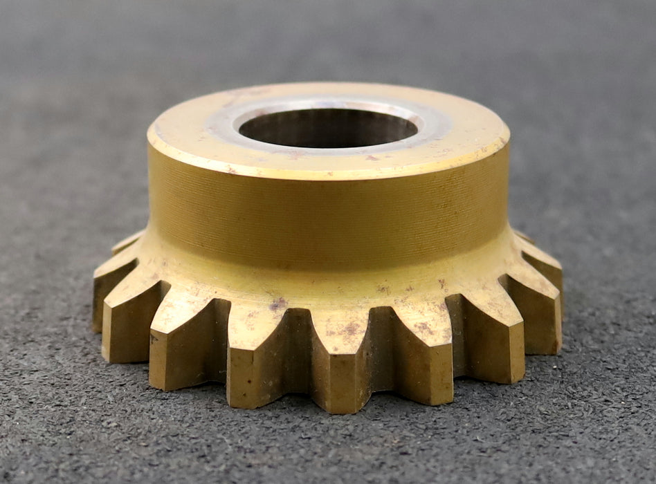 Bild des Artikels PWS-Glockenschneidrad-für-Zahnwellen-DIN5480-m=5mm-EGW-30°-Z=16-Ø87x38xØ1-1/4"