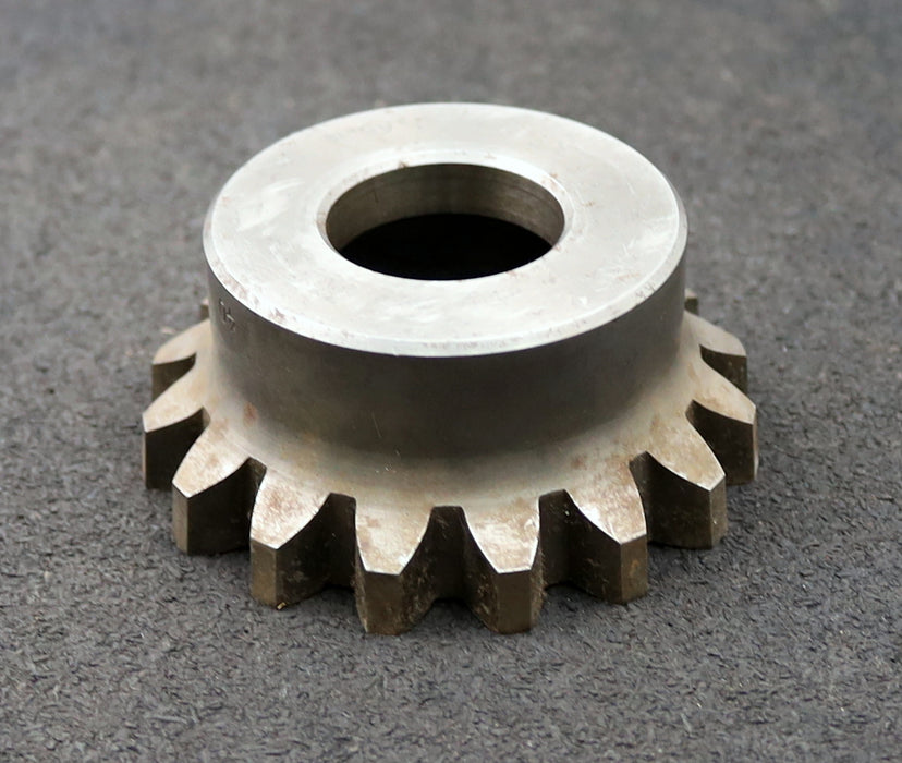 Bild des Artikels PWS-Glockenschneidrad-für-Zahnwellen-DIN5480-m=5mm-EGW-30°-Z=16-Ø87x37xØ1-1/4"