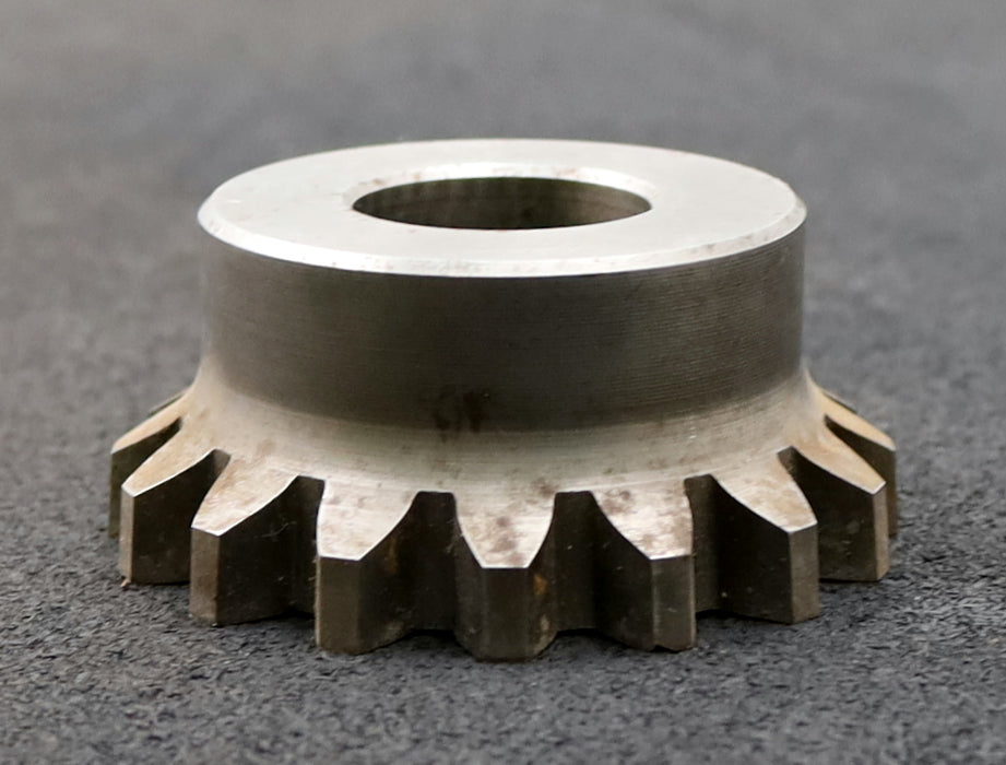 Bild des Artikels PWS-Glockenschneidrad-für-Zahnwellen-DIN5480-m=5mm-EGW-30°-Z=16-Ø87x37xØ1-1/4"