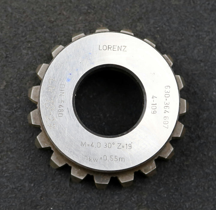 Bild des Artikels LORENZ-Glockenschneidrad-für-Zahnwellen-DIN5480-m=4mm-EGW-30°-Z=19-hkw=0,55m