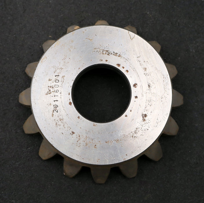 Bild des Artikels LORENZ-Glockenschneidrad-für-Zahnwellen-DIN5480-m=8mm-EGW-30°-Z=16-haP0-0,65mn