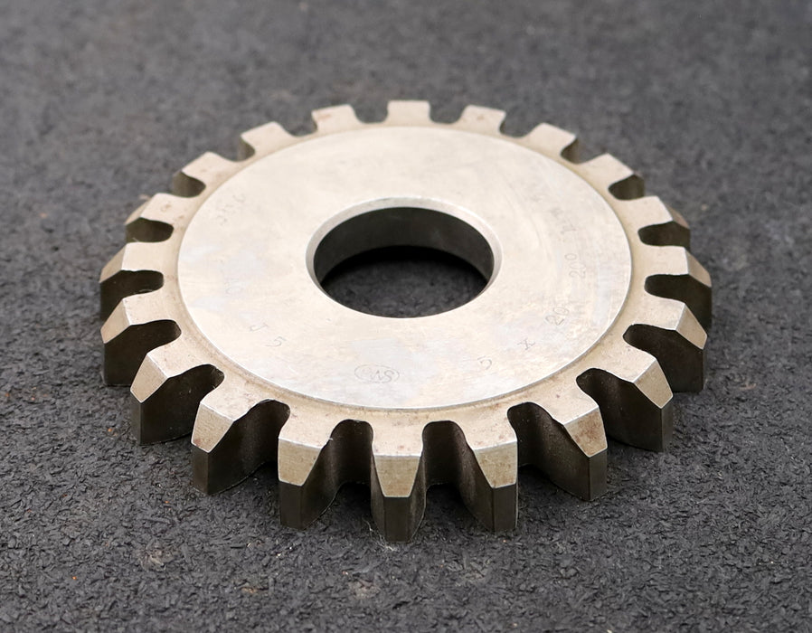 Bild des Artikels PWS-Scheibenschneidrad-m=5mm-EGW-20°-Z=20-hkw-5,0-Ø110x15xØ1-1/4"-gebraucht