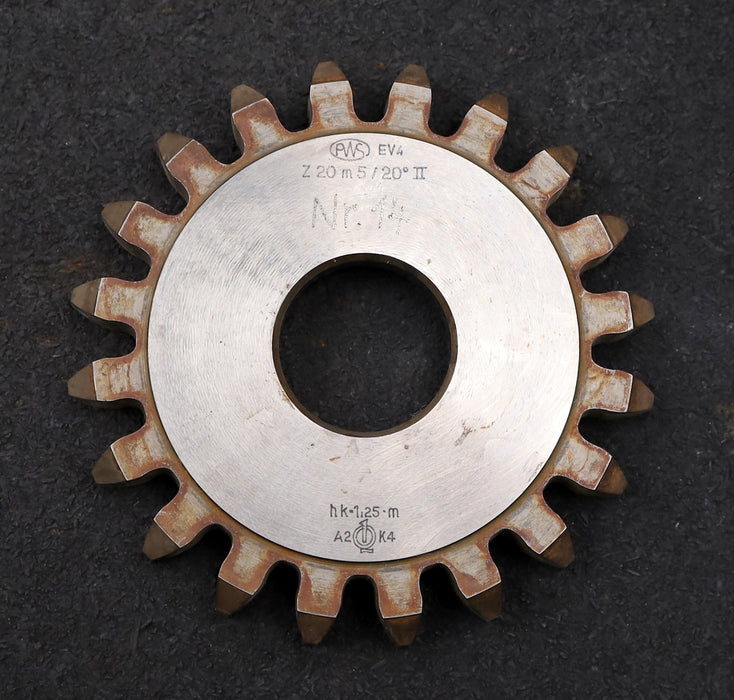 Bild des Artikels PWS-Scheibenschneidrad-m=5mm-EGW-20°-Z=20-hk-1,25m-BP-II-Ø112x15xØ1-1/4"