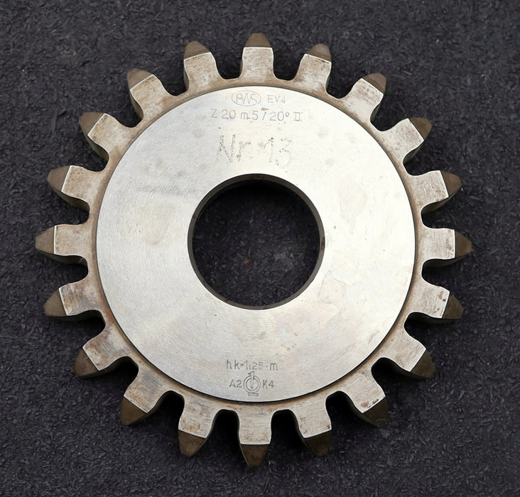 Bild des Artikels PWS-Scheibenschneidrad-m=5mm-EGW-20°-Z=20-hk-1,25m-BP-II-Ø113x16xØ1-1/4"